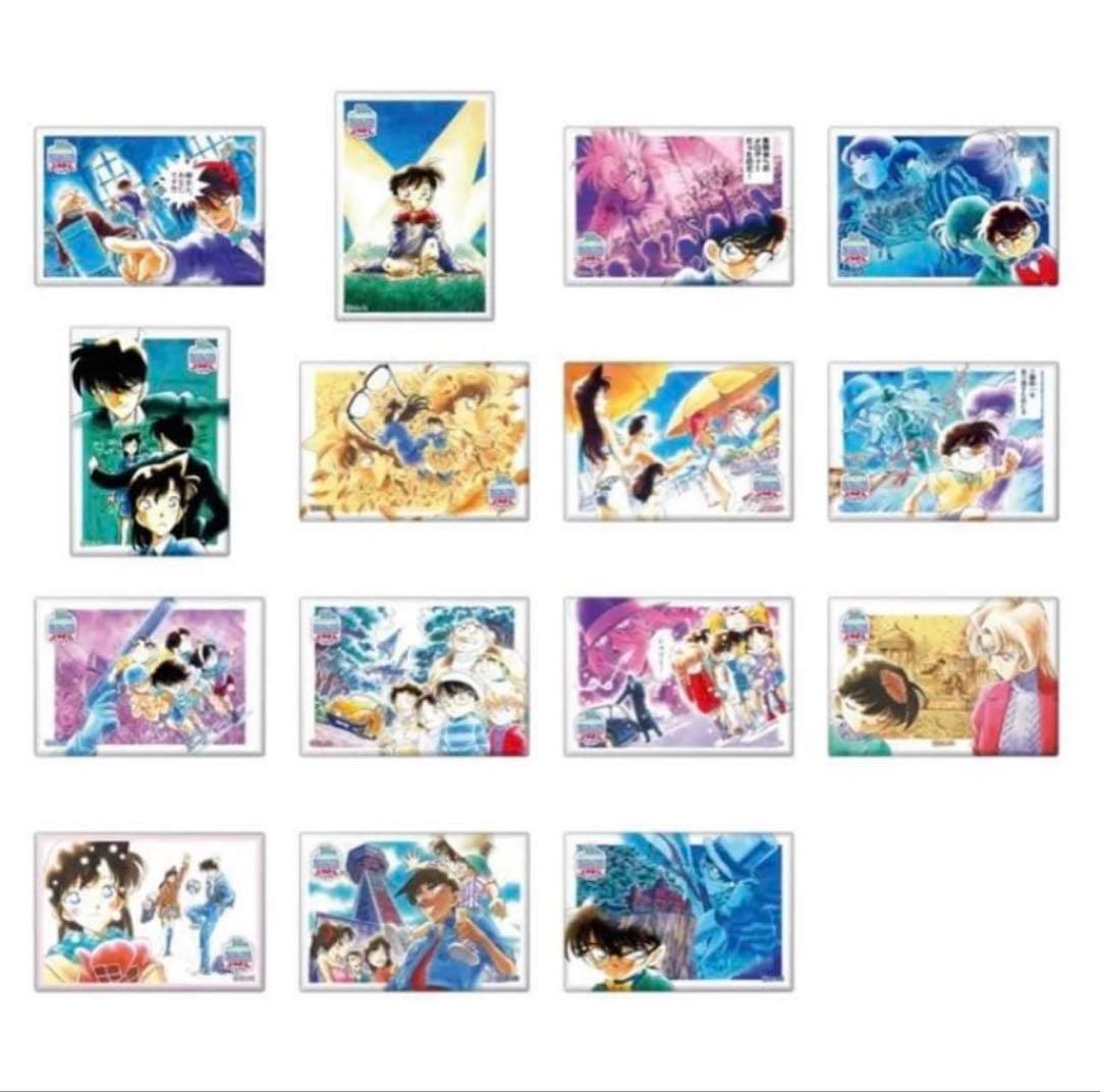 名探偵コナン　連載30周年記念カフェ　スクエアバッジA 12点セット