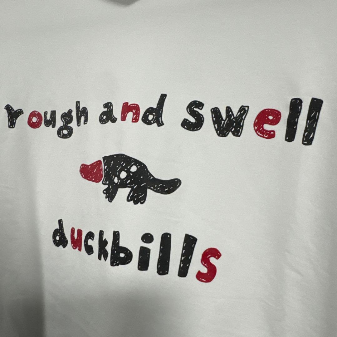 rough and swell duckbills XL ホワイトシャツ