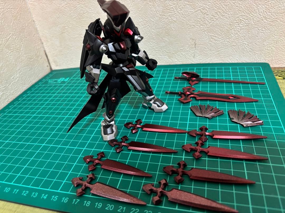 【全塗装】LBX オーディーンMk-2 & アキレスD9 ダンボール戦記