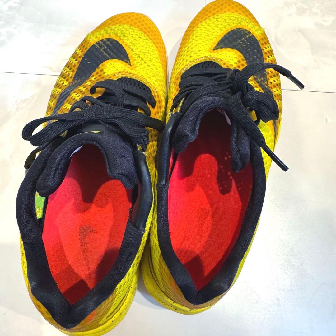 ハイパーライブEP Nike バッシュ　イエロー/ブラック　25、5cm