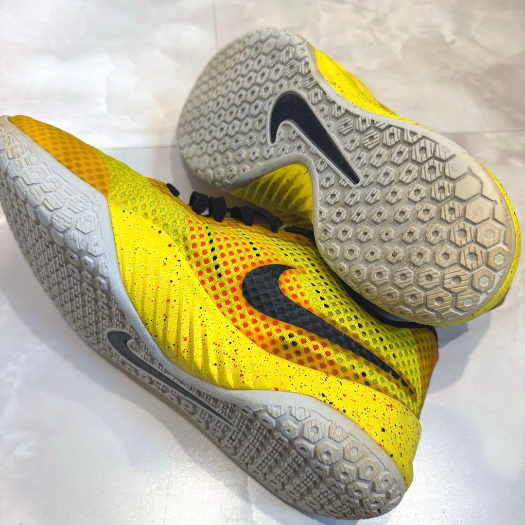 ハイパーライブEP Nike バッシュ　イエロー/ブラック　25、5cm