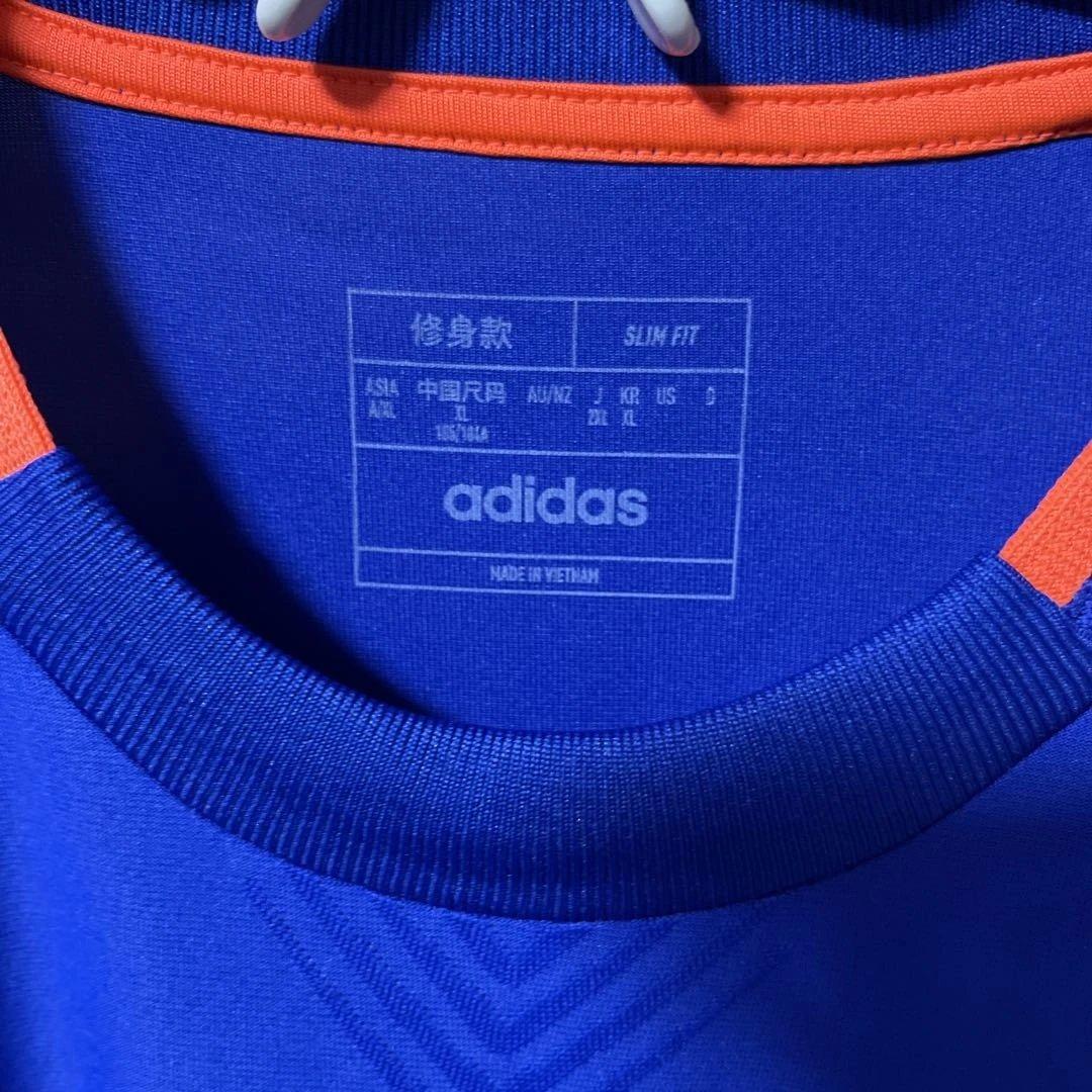 新品タグ付き　adidas スリムフィット シャツ 2XL