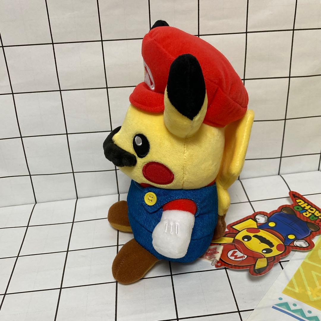 ポケモン　マリオピカチュウ ぬいぐるみ 新品未使用　タグ付き