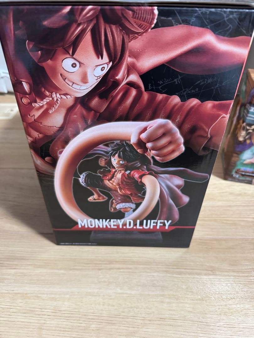 ONEPIECECARDGAMEフィギュア　A賞モンキー•D•ルフィ＋おまけ付き