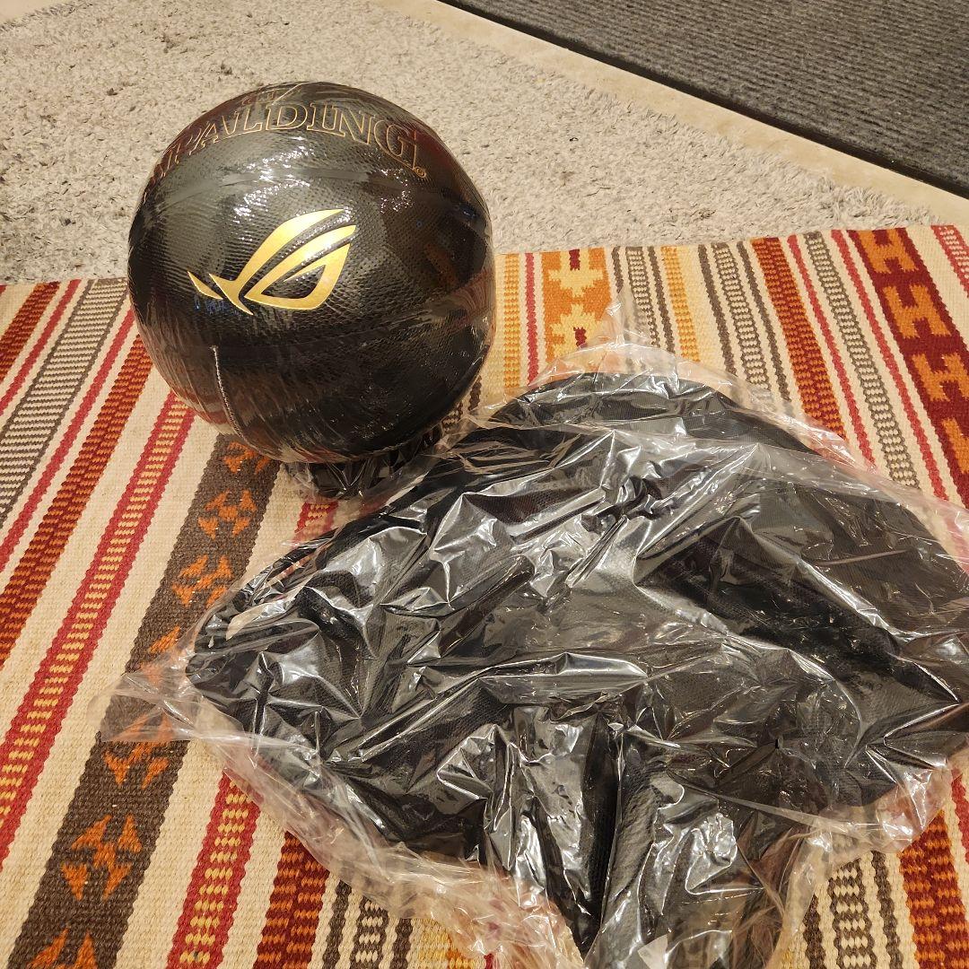 ROG×SPALDING バスケットボール ブラック