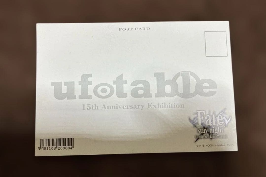 ufotable 15周年記念展 ポストカード　Fate UBW 遠坂凛