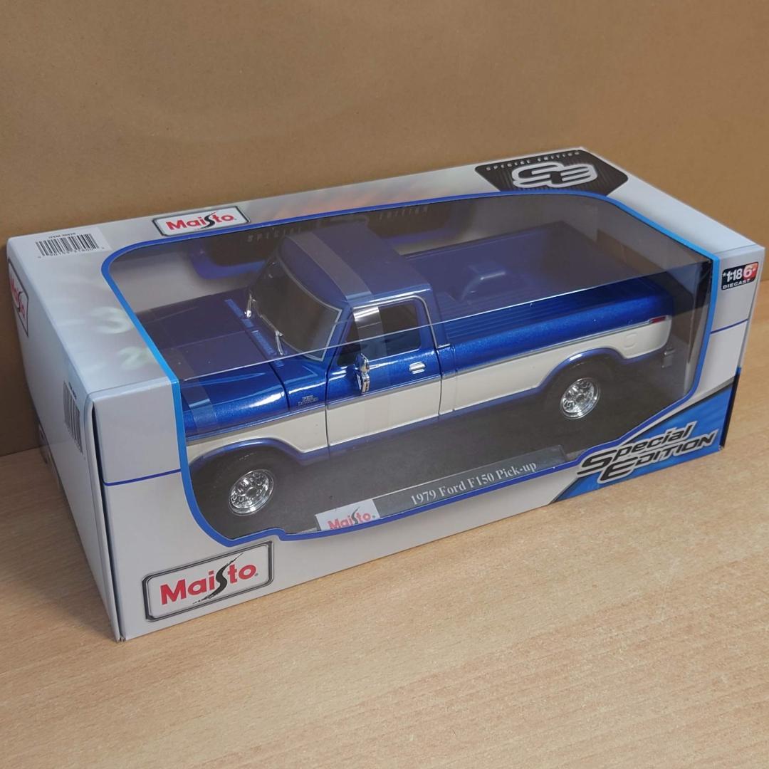 1/18 フォード F150 ピックアップトラック ブルー 1979 Ford