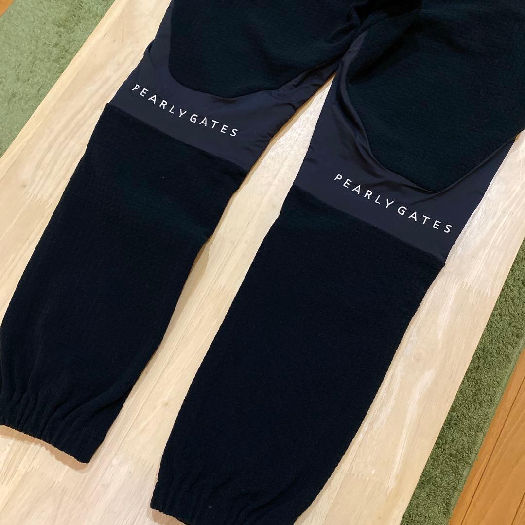 パーリーゲイツ☆新品 トリコット表フリース×ナイロンタフタパンツ