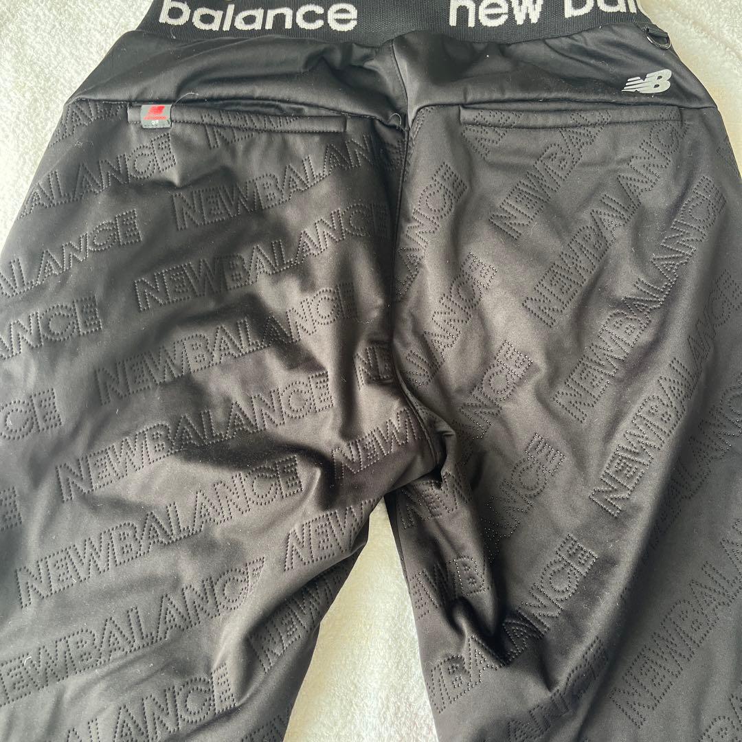 New Balance パープル セーター サイズ2 黒パンツ