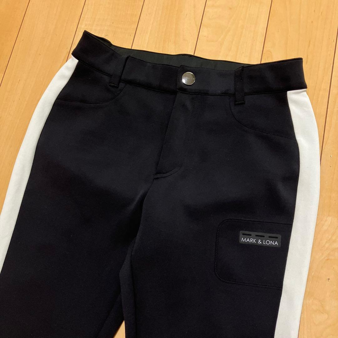 MARK&LONA マークアンドロナ　ストレッチパンツ　ブラック　38