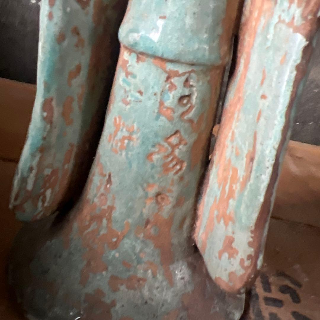 プ*、様 実家整理　陶器の像　中国？