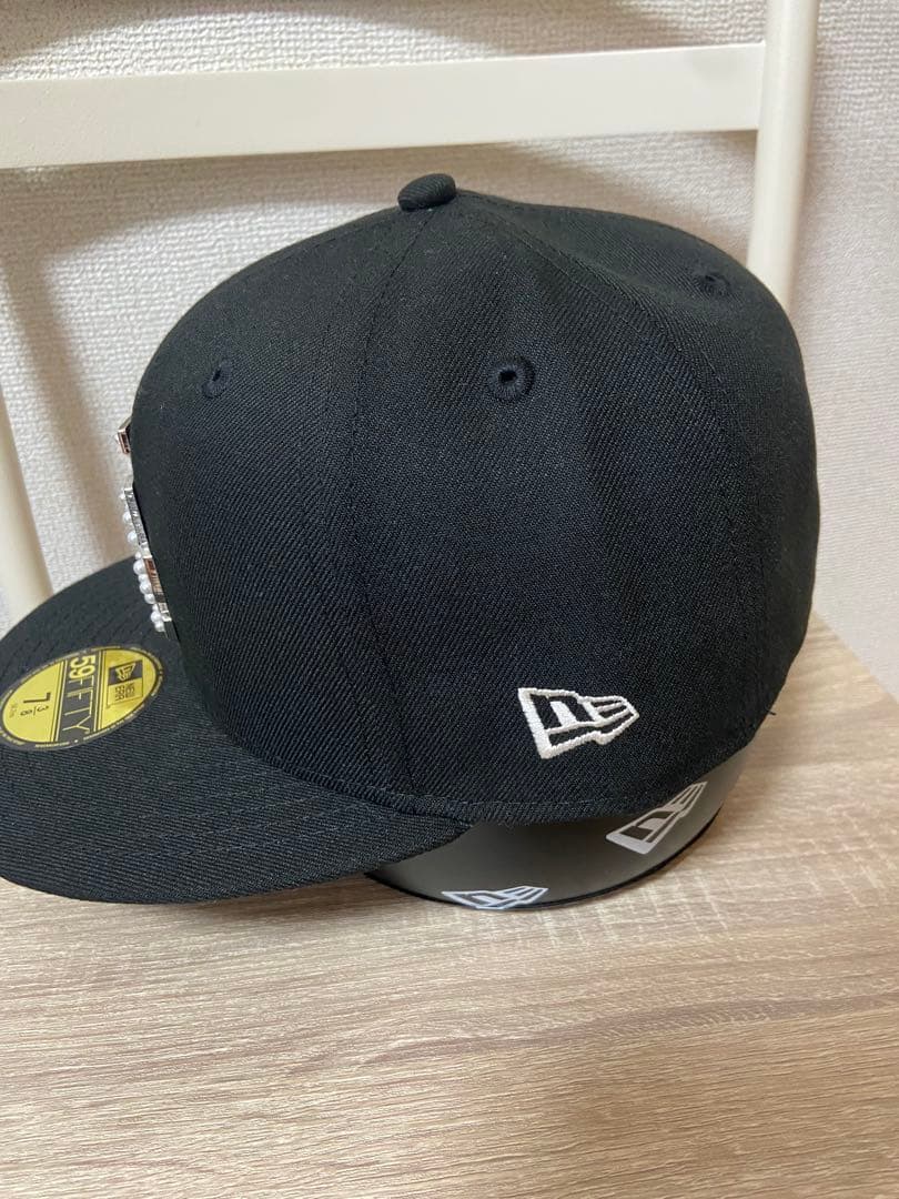 New Era 59FIFTYロサンゼルス・ドジャースブラック 7 3/8