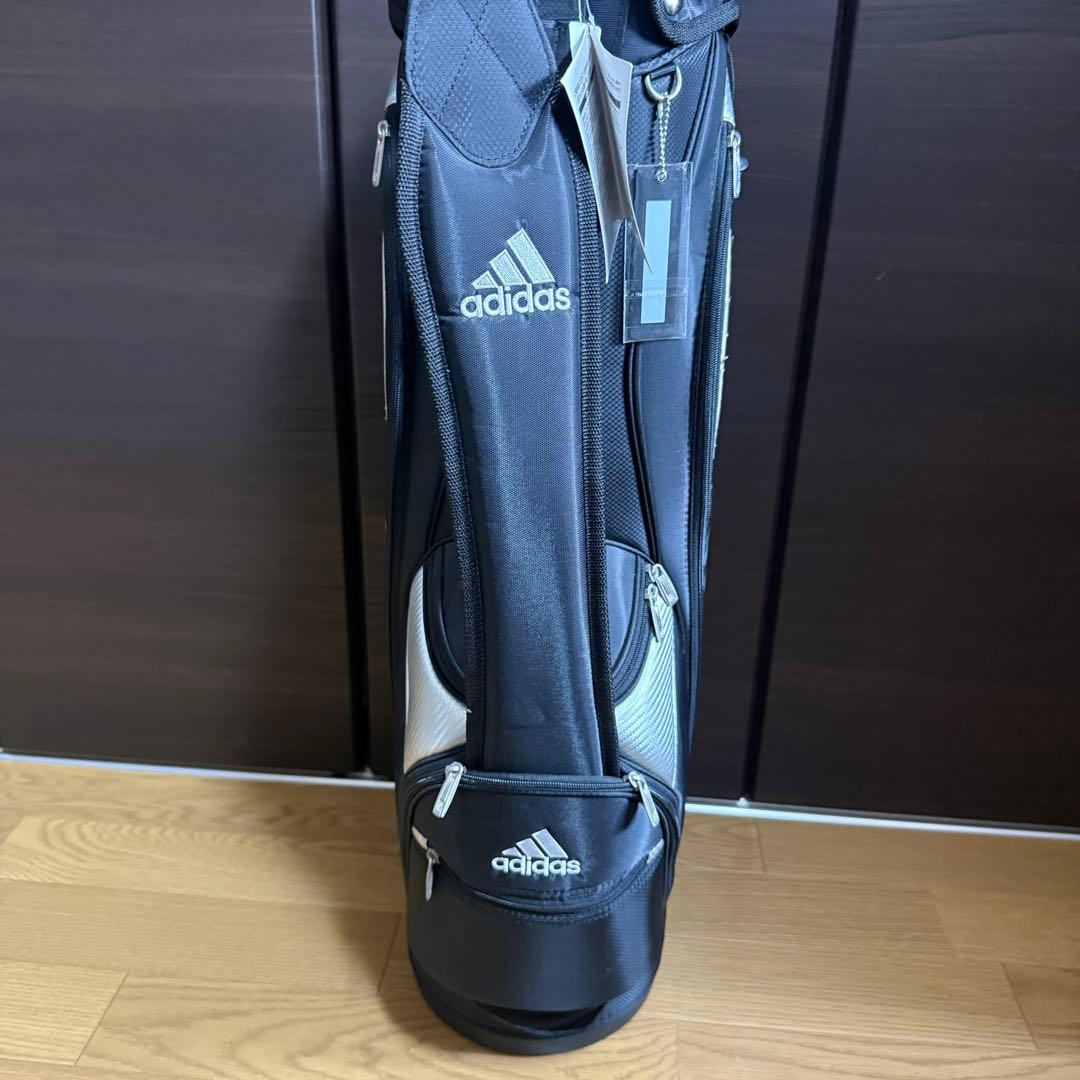 【タグ付き】adidas キャディバッグ ゴルフバッグ ブラック