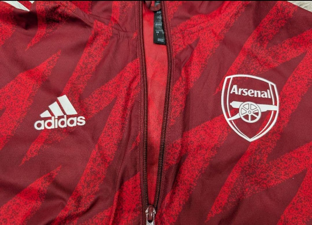 【美品】アディダス　アーセナル　Arsenal ナイロン　ジャケット 　ピステ