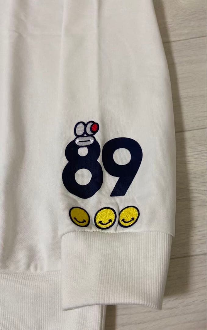新品 正規品 パーリーゲイツ どうしちゃったPGスウェット 白 サイズ5