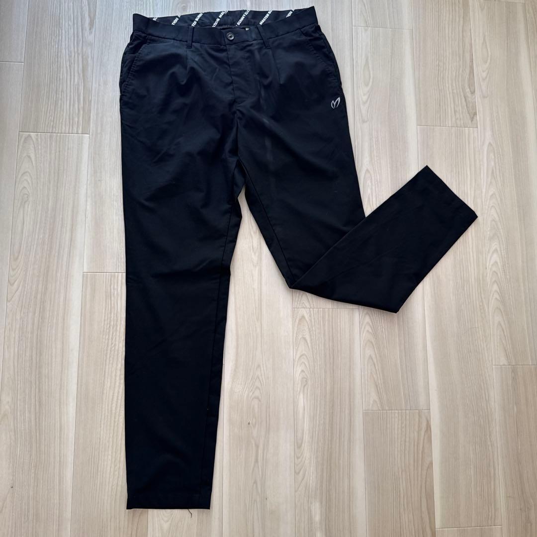 マスターバニー　パンツ　黒　ブラック　6 XL タックパンツ