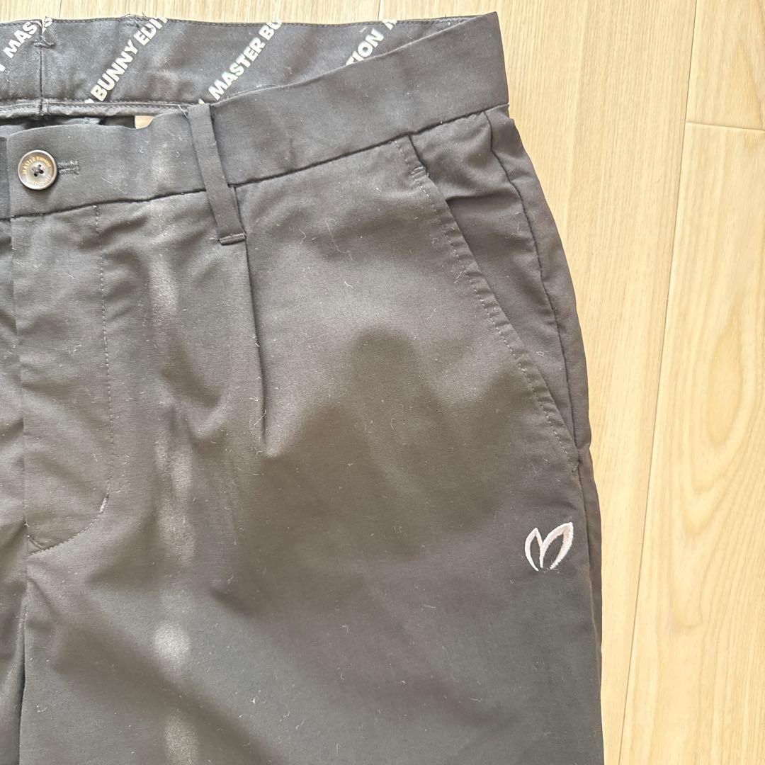 マスターバニー　パンツ　黒　ブラック　6 XL タックパンツ