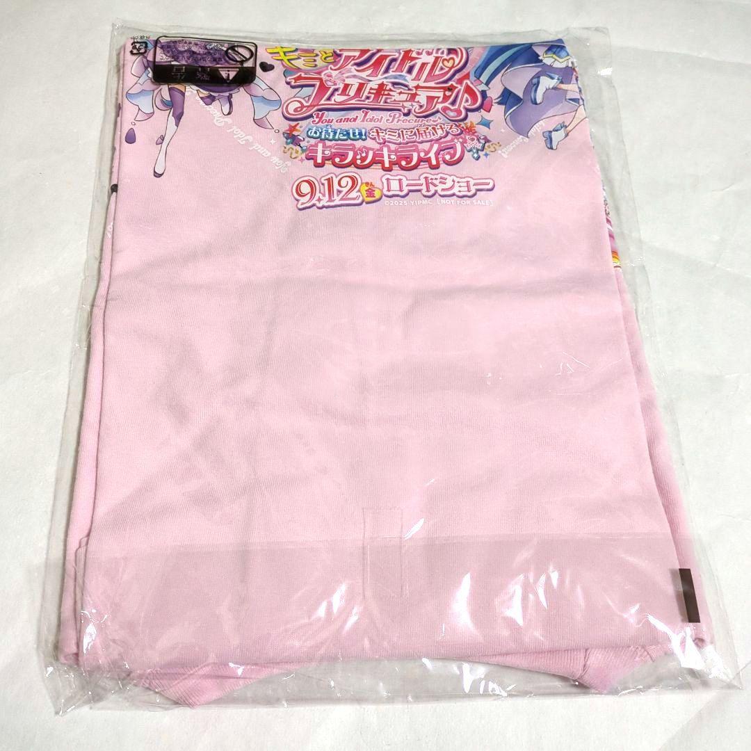 映画キミとアイドルプリキュアTシャツ Mサイズ ピンク