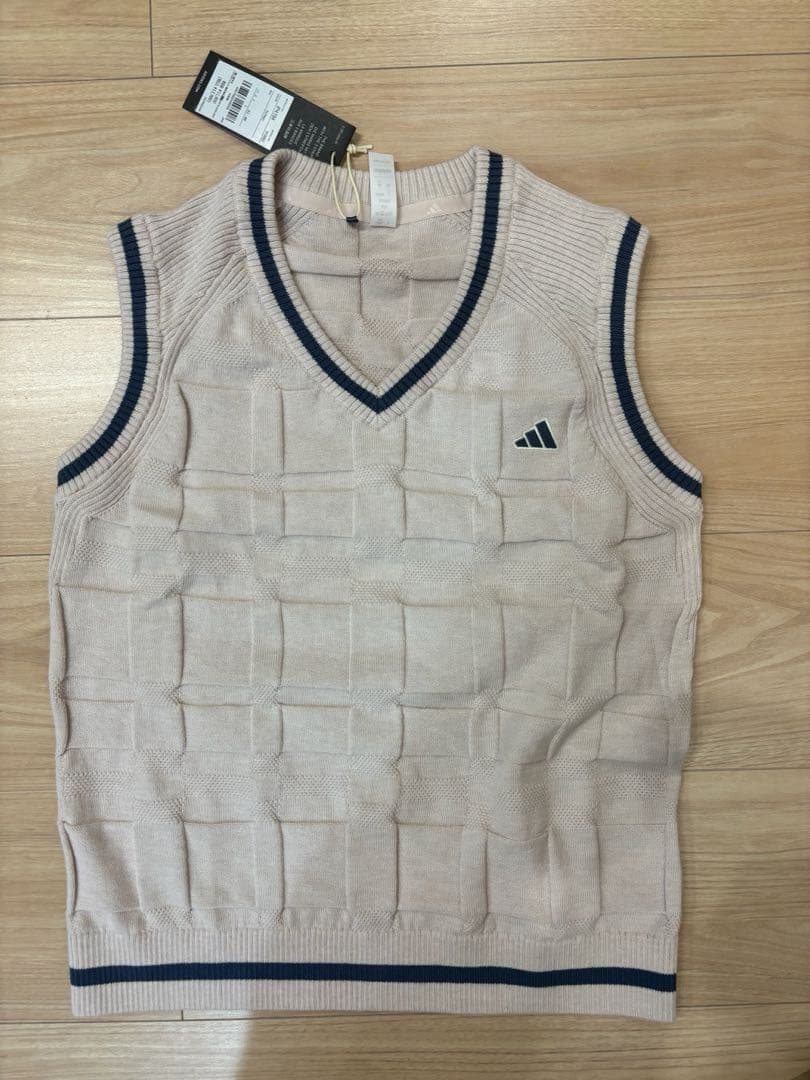 新品 アディダスゴルフ セットアップ ニットベストL＆プリーツスカート M