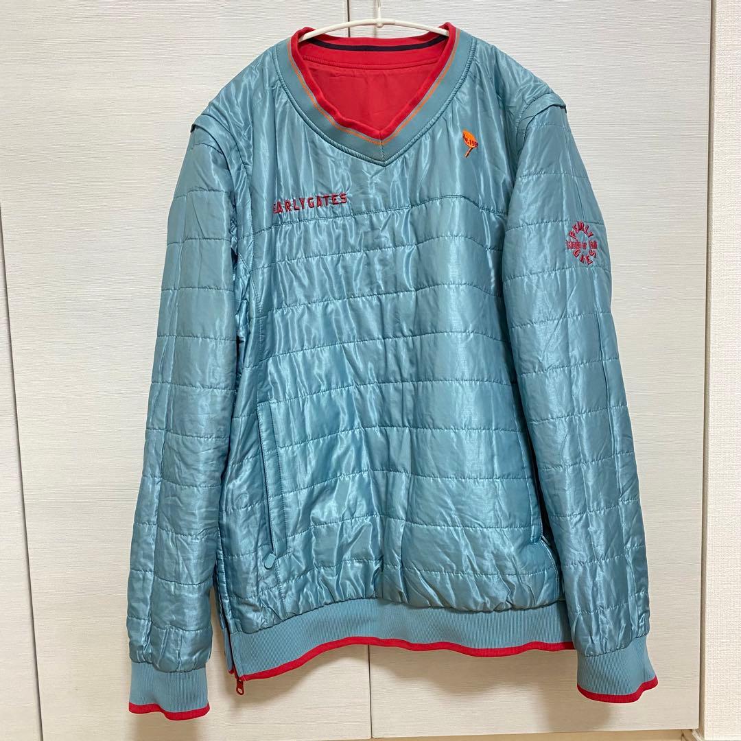【美品】パーリーゲイツ 中綿リバーシブルスニード4WAY
