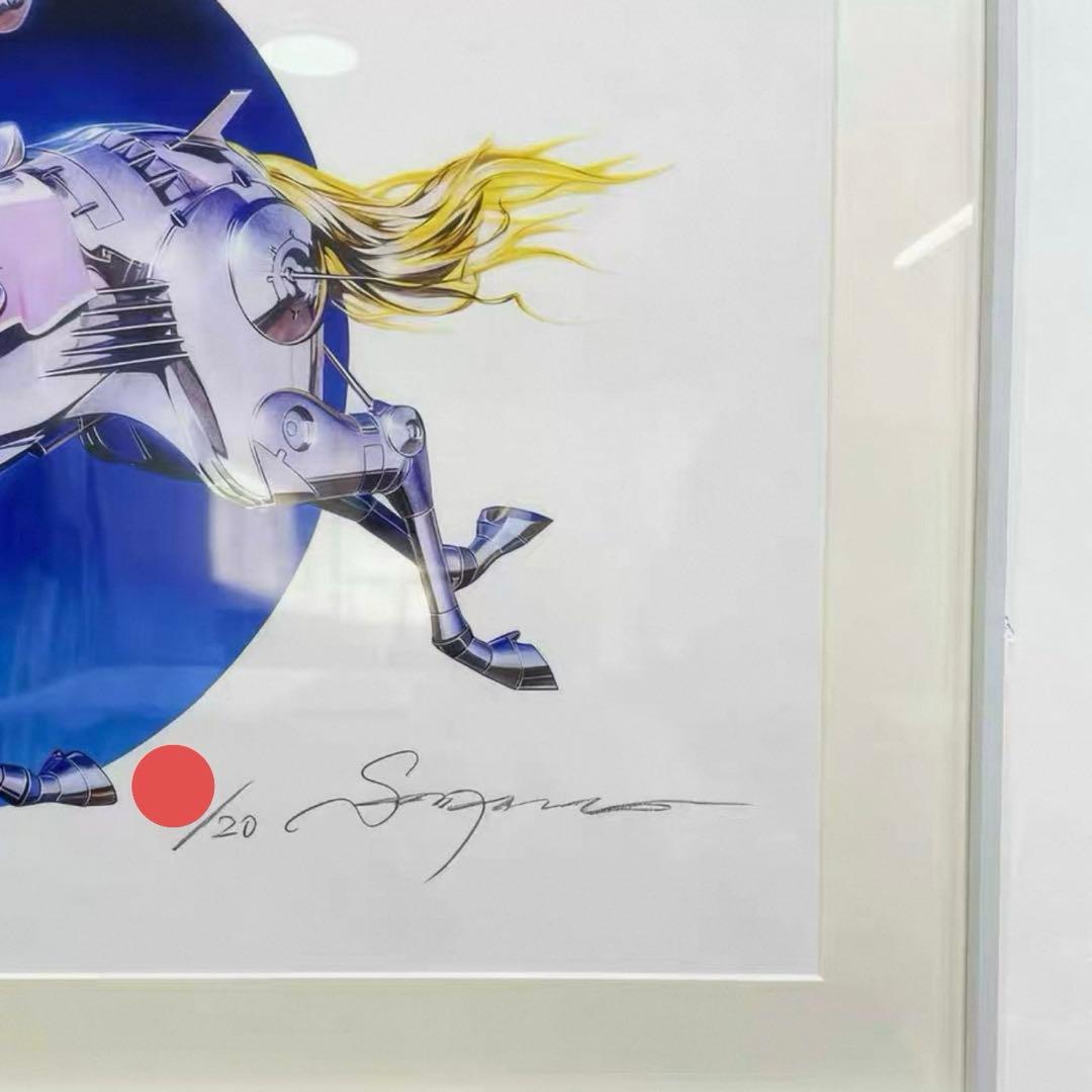 版画 Hajime Sorayama ROBOT RIDER 2019