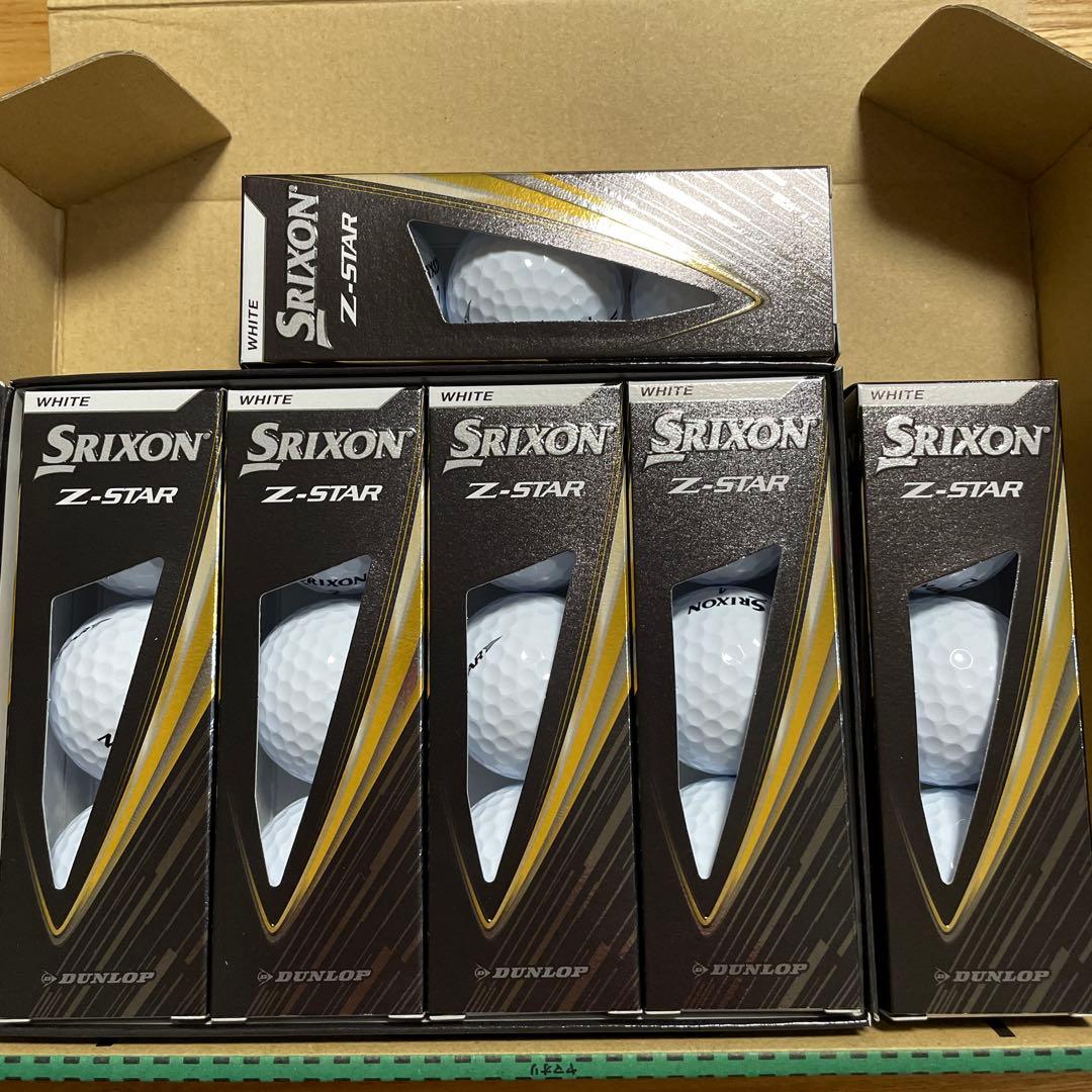 Srixon Z-STAR ゴルフボール　ホワイト 18個　1.5ダース