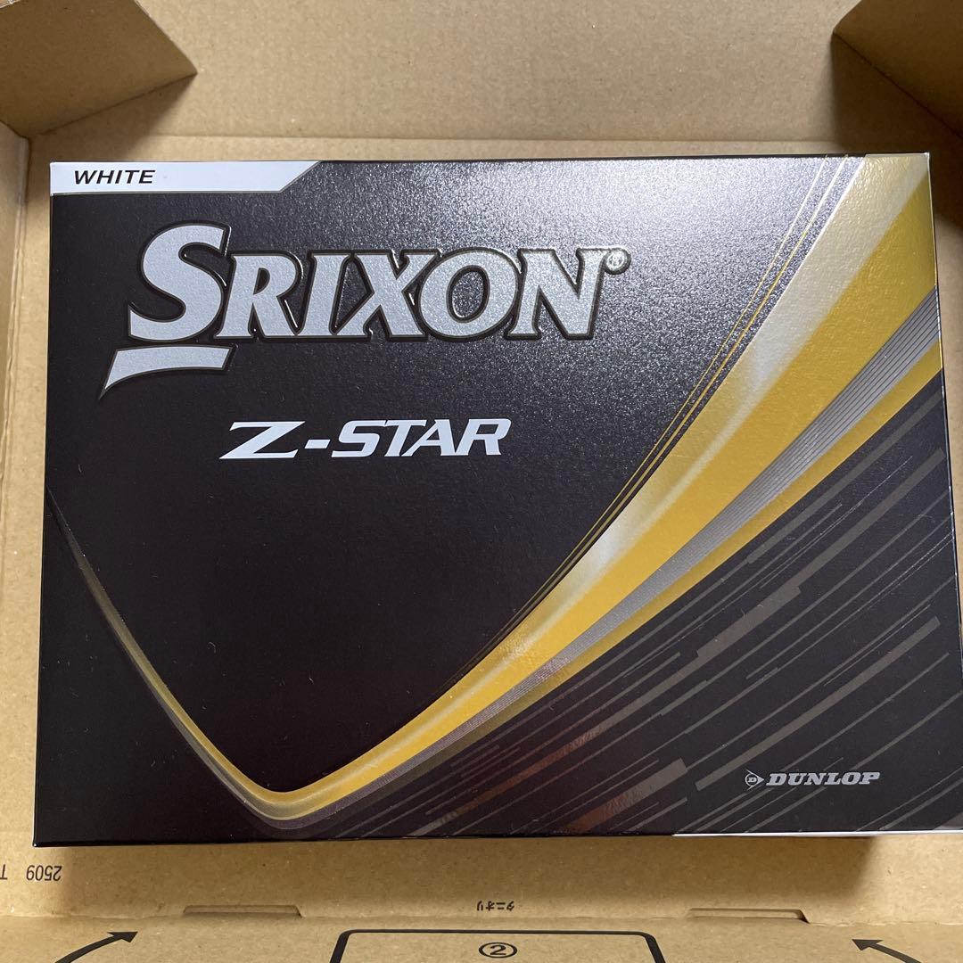 Srixon Z-STAR ゴルフボール　ホワイト 18個　1.5ダース