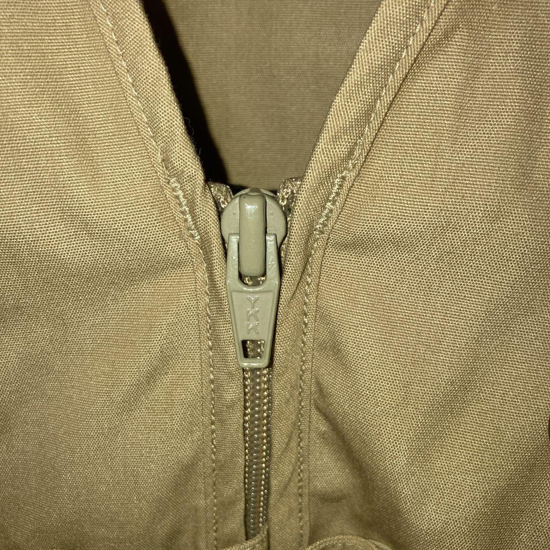 90s LLBEAN フィッシングベスト Mサイズ ベージュ 多ポケット
