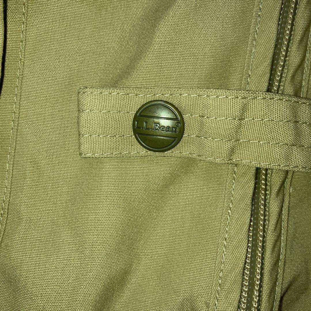 90s LLBEAN フィッシングベスト Mサイズ ベージュ 多ポケット