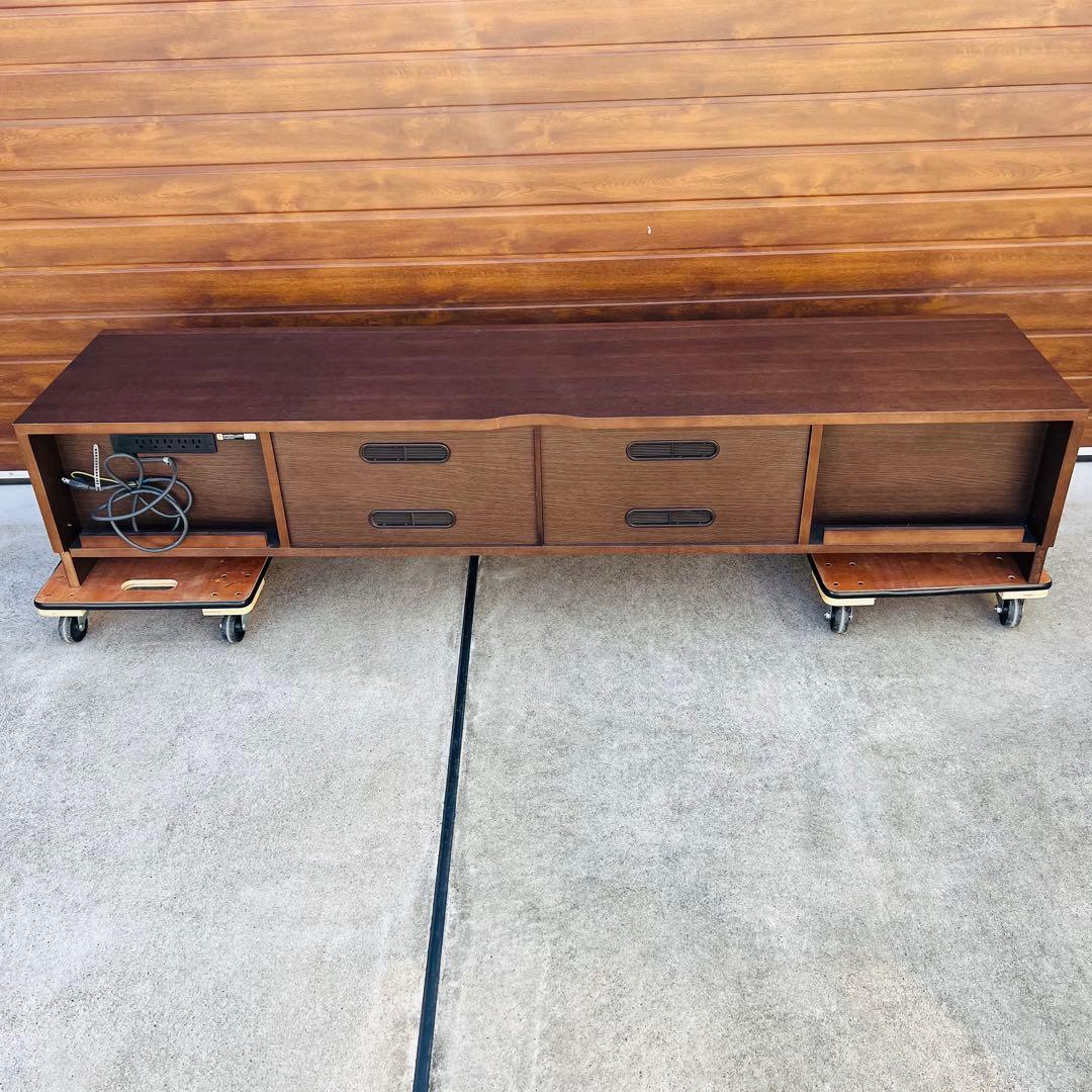 美品 カリモク テレビボード QU6717 ウォールナット