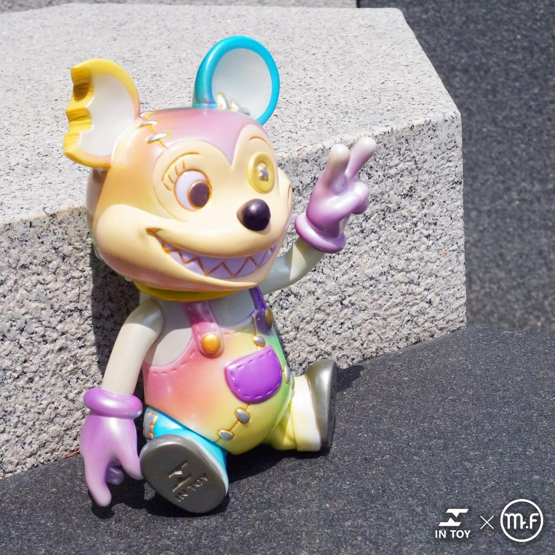 花蓮・マウス　メイルン　カラフル　モンスター　怪獣　可動　ソフビ　フィギュア