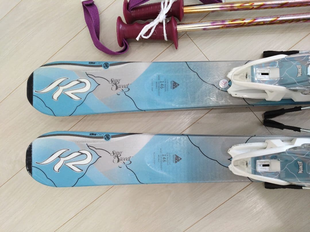 【セット売り】K2 スキー Super Sweet 146cm　ブーツHead
