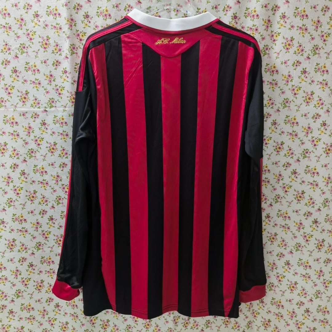 AC Milan 長袖ジャージ 赤黒 XL