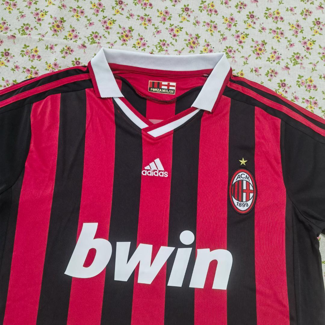 AC Milan 長袖ジャージ 赤黒 XL