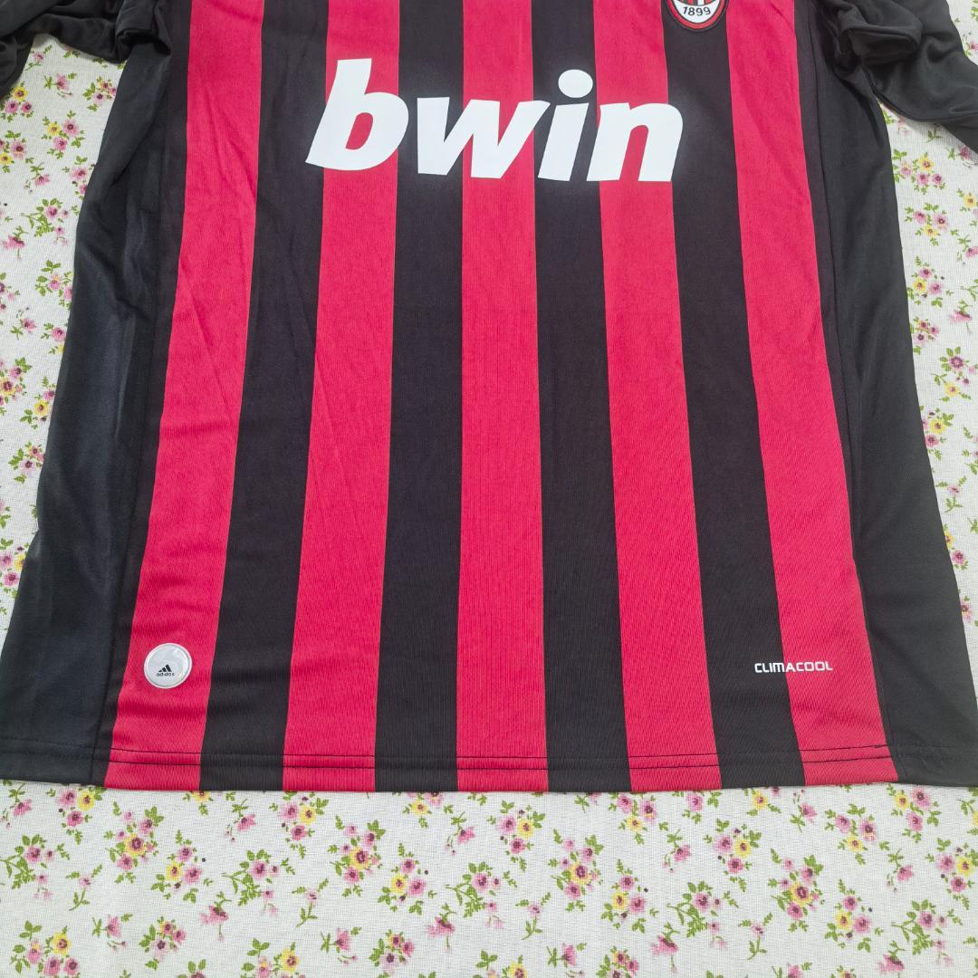 AC Milan 長袖ジャージ 赤黒 XL