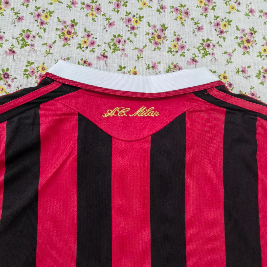 AC Milan 長袖ジャージ 赤黒 XL