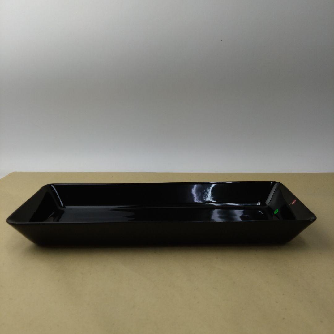 イッタラ　ティーマ　プラター16×37cm　ブラック　廃盤品