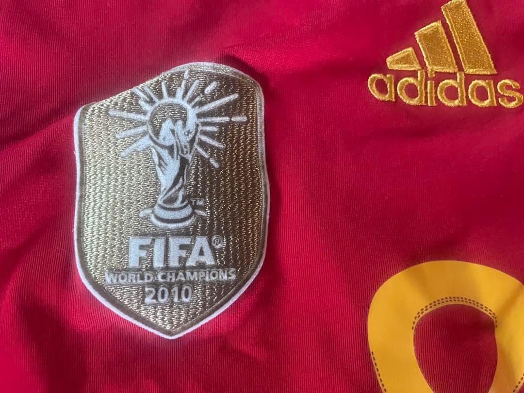 サッカーFIFAワールドカップスペイン代表 シャビ公式ユニフォーム　160センチ