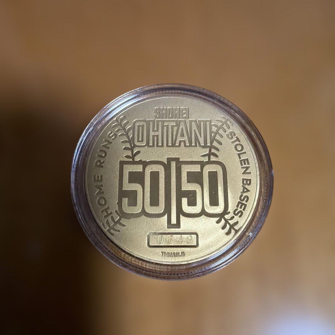 5050個限定 ドジャース ⼤⾕翔平 50-50達成記念ゴールド