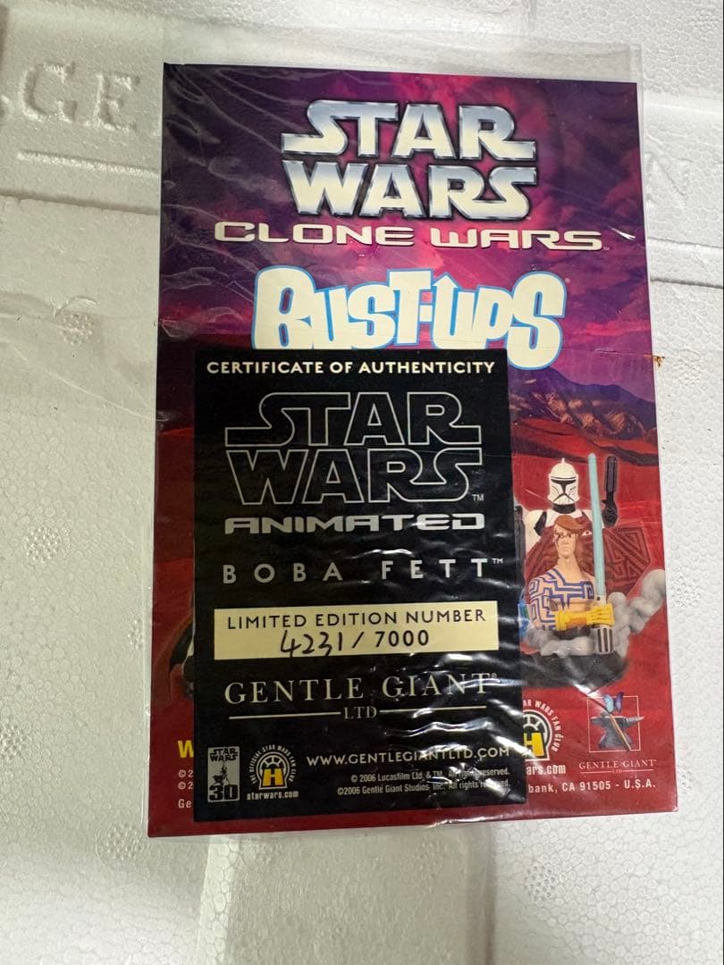 Star Wars クローンウォーズBoba Fett 限定版フィギュア