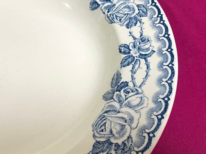 フランスSARREGUEMINES ROSERAIE スープ皿