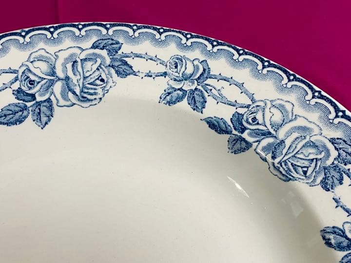 フランスSARREGUEMINES ROSERAIE スープ皿