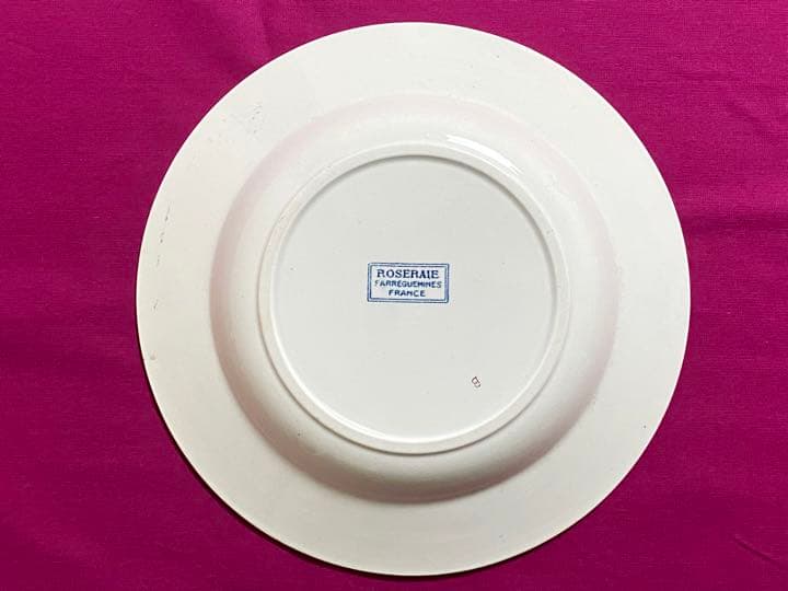 フランスSARREGUEMINES ROSERAIE スープ皿