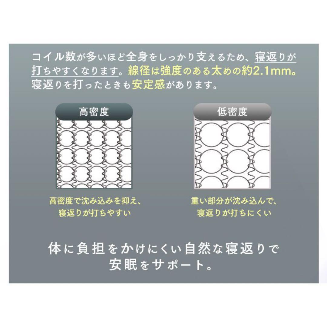 コイル マットレス セミダブル 寝具 布団 ベッド 同棲 引越 ニトリ 無印 寝