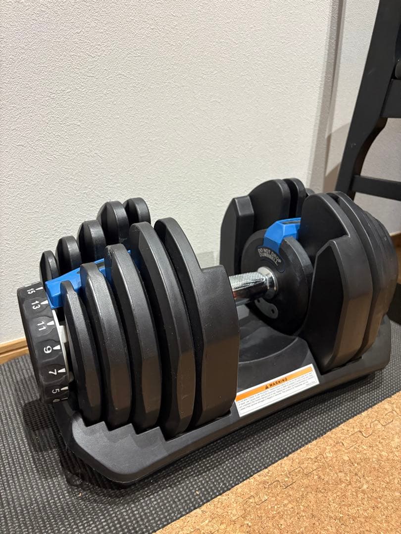 【KK】可変式ダンベル ダイヤル調整5Kg〜40Kg①