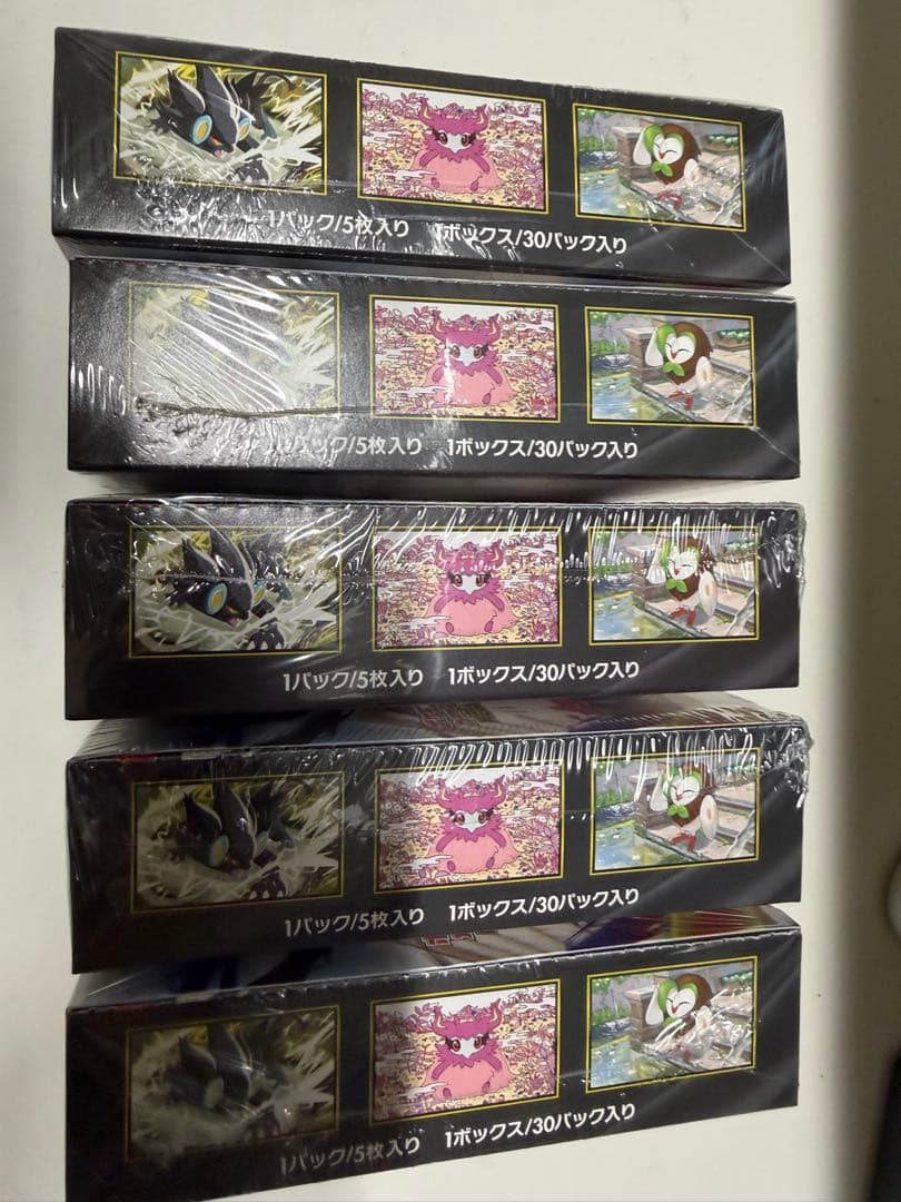 【新品】【シュリンク有り】ポケモンカードムニキスゼロ　5BOX