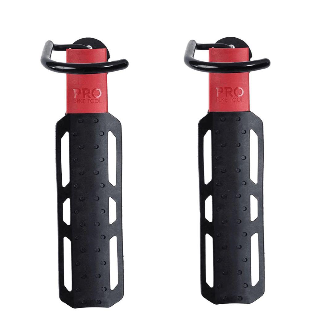 PRO BIKE TOOL スイベル自転車壁ハンガー 2パック