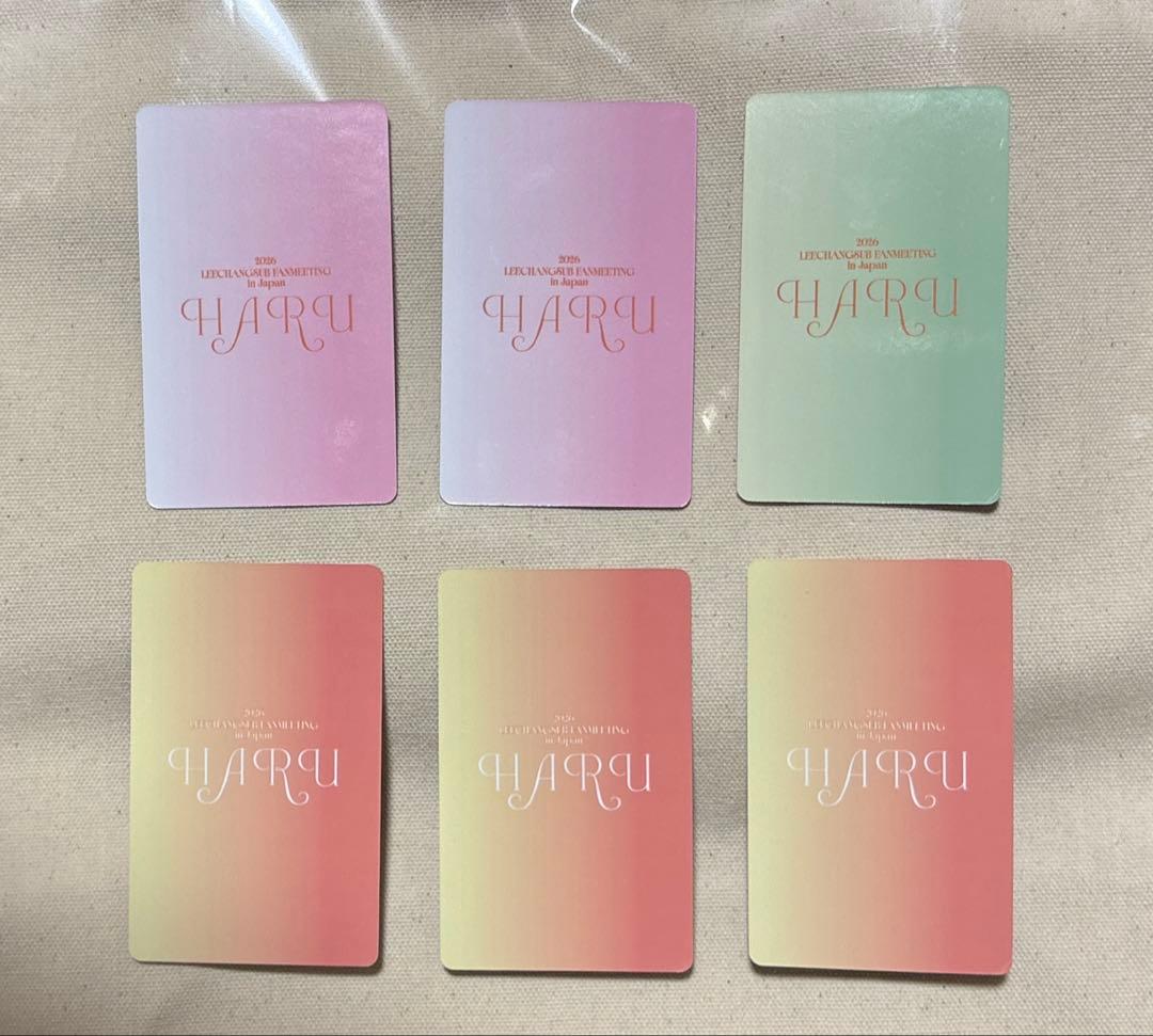 チャンソプ　HARU グッズセット