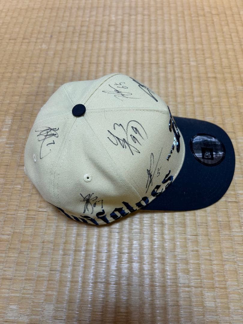 オリックス　宮崎キャンプ　2025 2026 限定キャップ 選手のサイン入り