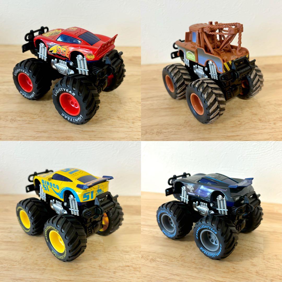 【新品】モンスタートラック　カーズ4台セット　在庫残りわずか